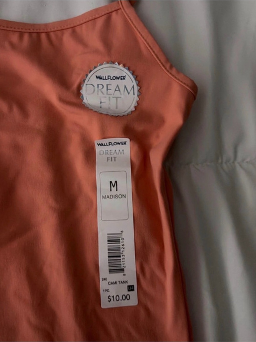 Wallflower Madison Cami Tank in Coral Peach